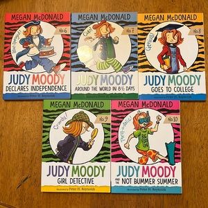 Judy Moody Series Books 6-10 by Megan McDonald